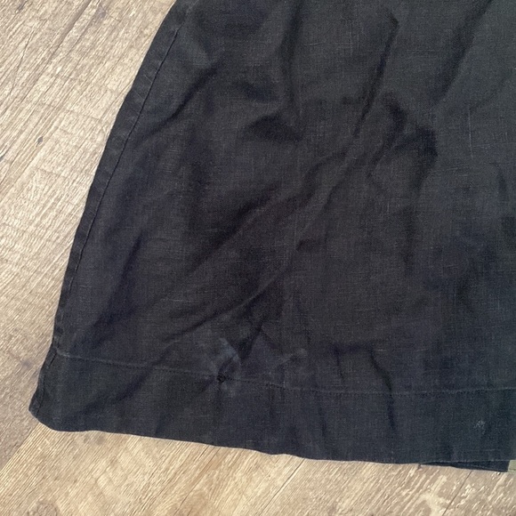 Matthew Burch Colorblock Cutout Open Back Linen Mini Halter Dress - Picture 8 of 16